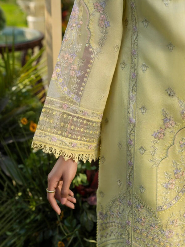 LIME LONG SHIRT - Pakistani Suits for Women - Image 2