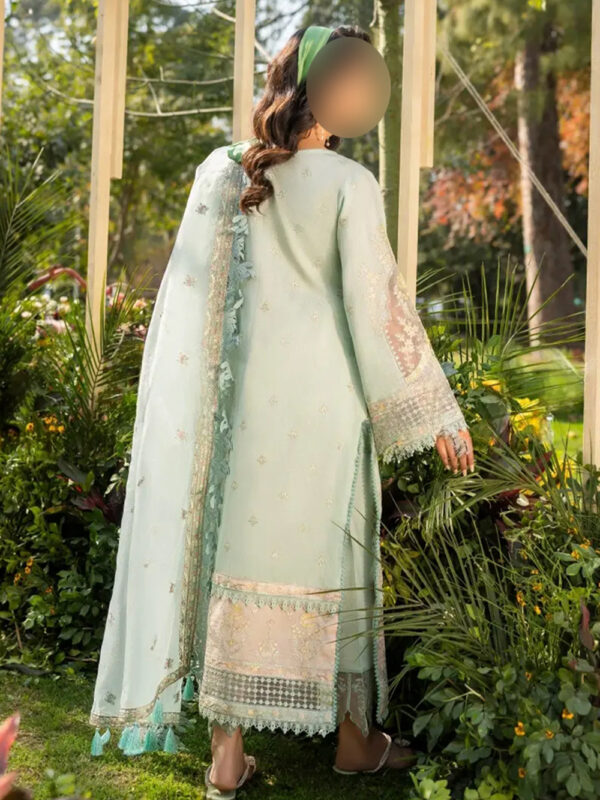 Aqua Long Shirt - Trendy Indian Dresses in Australia - Image 5
