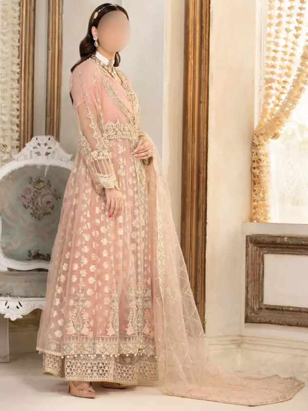 PINK KALIDAR MAXI 3-PIECE READY TO WEAR WEDDING COLLECTION - Image 2