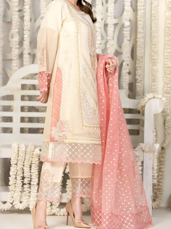 3PC Embroidered Dress - Trendy Pakistani Dress