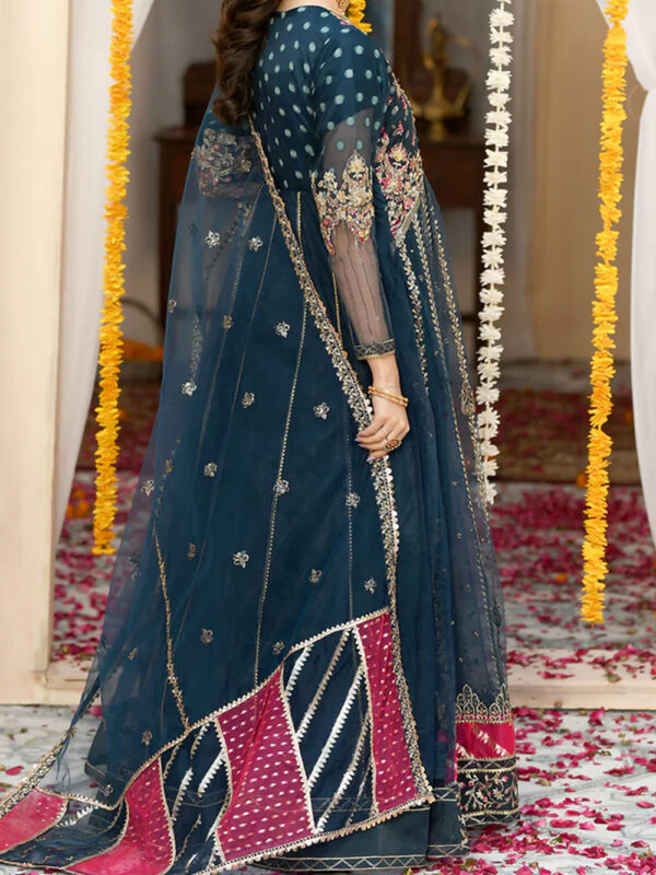 Net Embroidered Maxi 3Pc Formal Maxi - Image 2