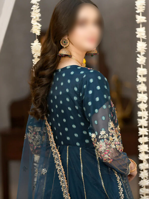 Net Embroidered Maxi 3Pc Formal Maxi - Image 4