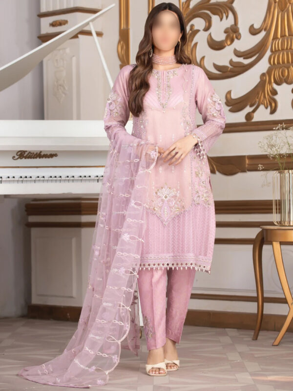 Masoori Embroidered Suit 3Pc Ready to Wear