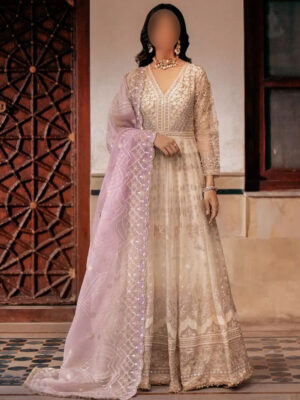 white maxi , latest design, designer wear