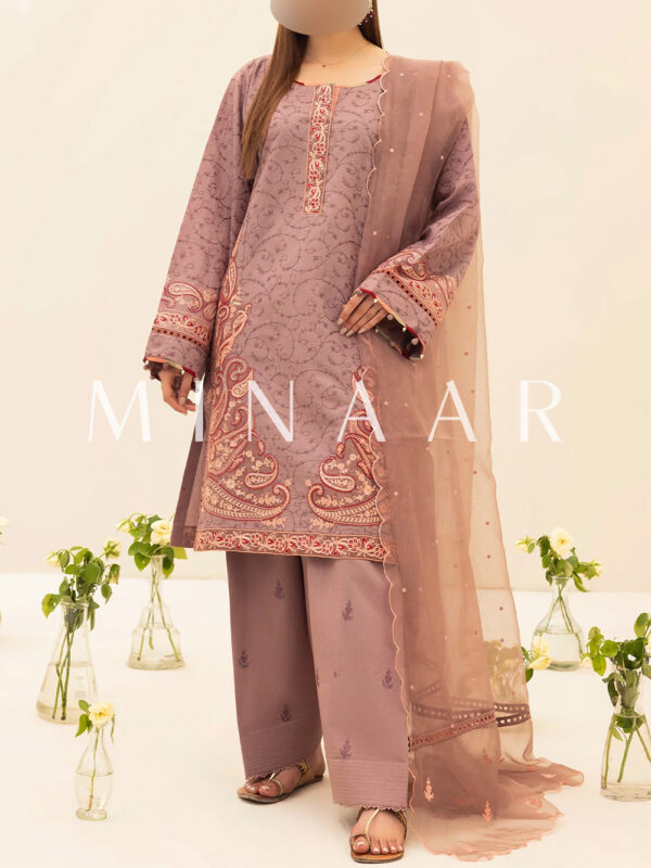 Embroidered Stylish Shalwar Kameez - Ready To Wear - Image 2