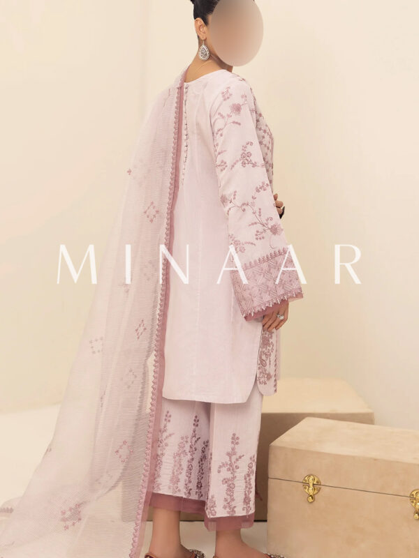 Embroidered 3 Piece Salwar Kameez - Stylish Indian Outfit - Image 3