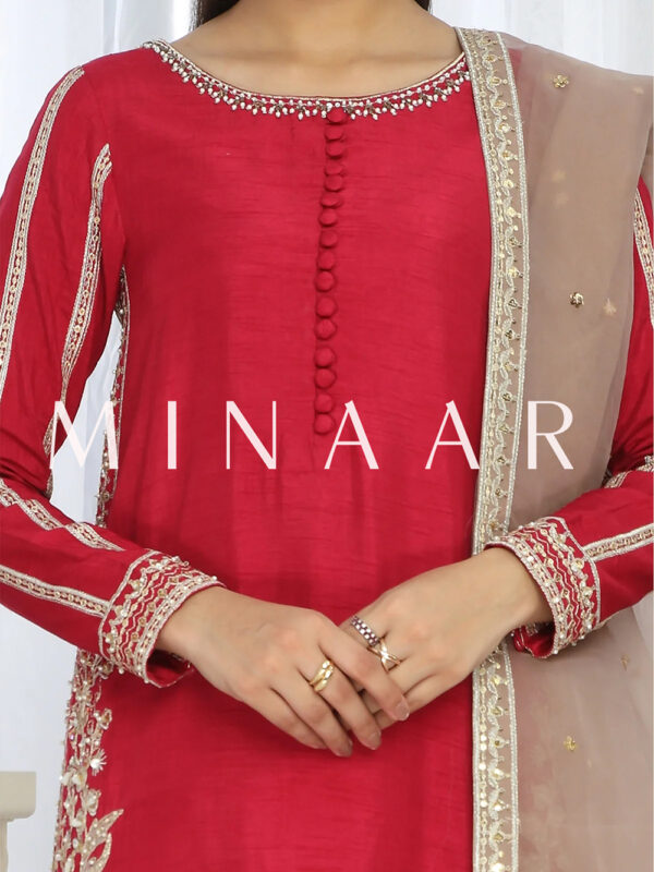 Stylish Long Shirt - Trendy Indian Pakistani Nepali Suits - Image 4
