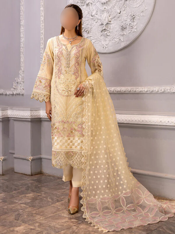 Luxe Indian Karandi Handworked 3-Piece Suit - Image 3