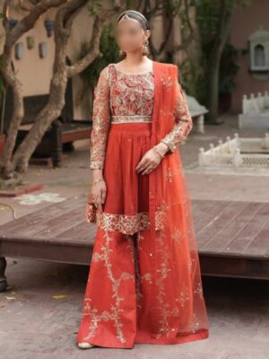 sharara frock