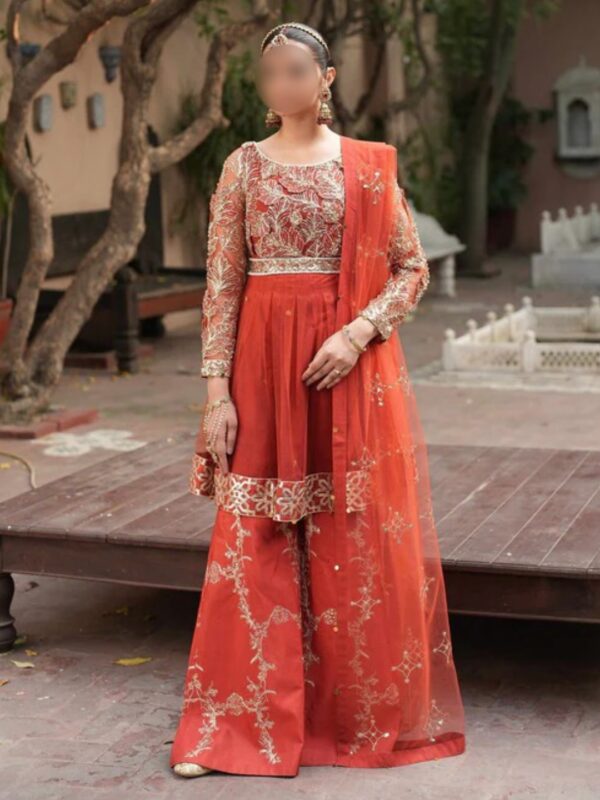 sharara frock