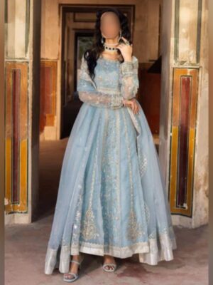 ice blue maxi