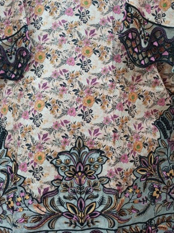 Embroidered Cutwork 3-Piece Suit - Image 4