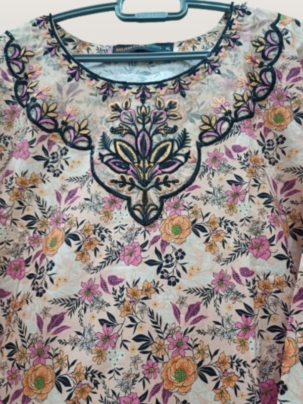 Embroidered Cutwork 3-Piece Suit - Image 3
