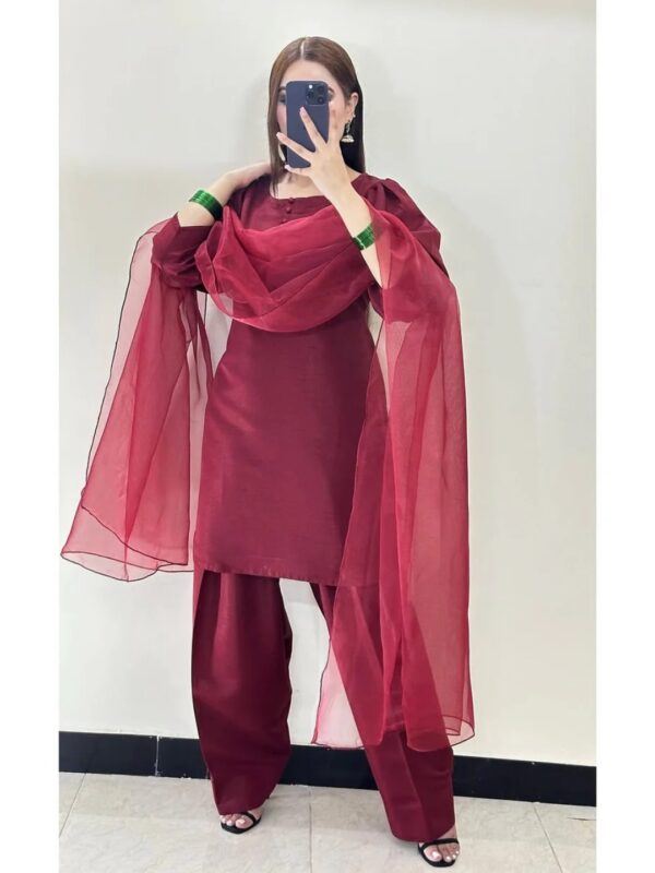 Trendy Farshi Shalwar Set - Image 6