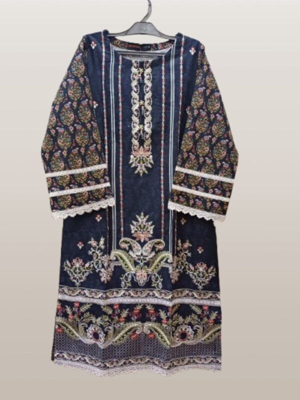 Embroidered Cotton 3-Piece Dress - Image 2