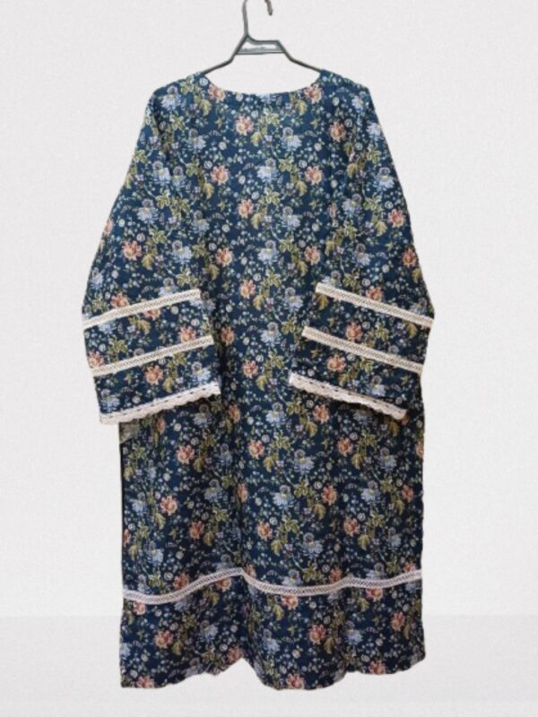 Blue Embroidered 3-Piece Dress - Image 5