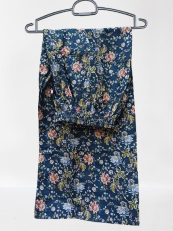 Blue Embroidered 3-Piece Dress - Image 4