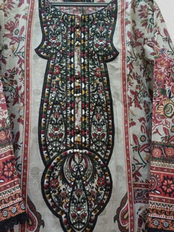 Embroidered Cotton 3-Piece Dress - Image 3