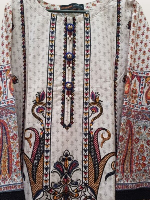 Embroidered Cotton 3-Piece Dress - Image 3