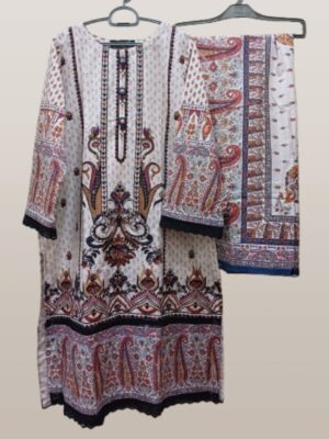 Cotton lawn dress