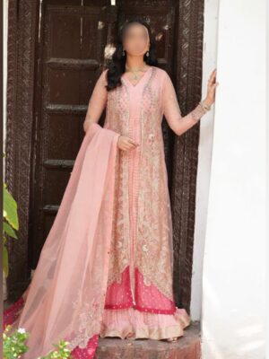 pink gown