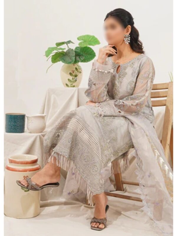 Grey Eid-Ready Ensemble - Image 4