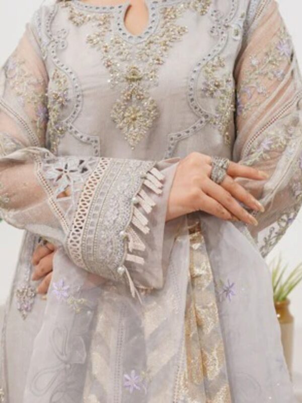 Grey Eid-Ready Ensemble - Image 5