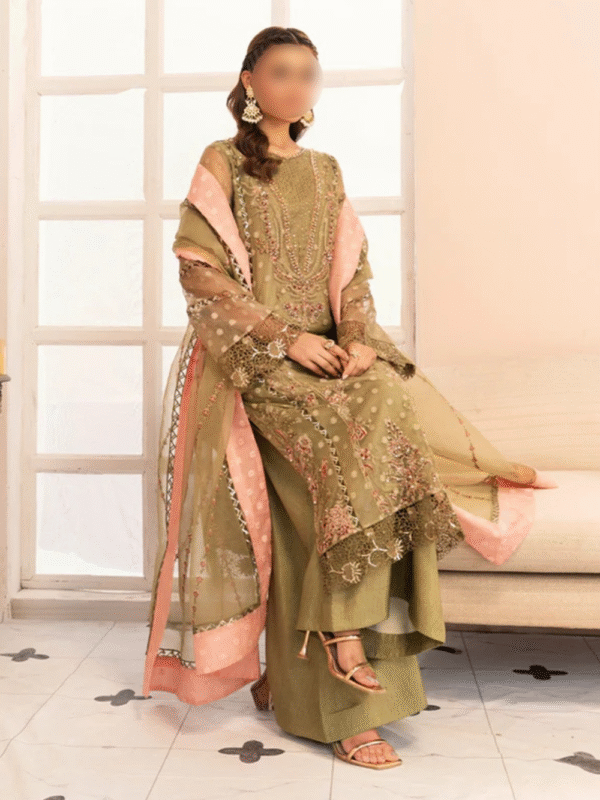 green salwar kameez